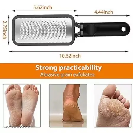 Foot Scrubber & Leg, Heel for Dead Skin - Very Sharp & Big (11*3 inch) ( default, Standard )
