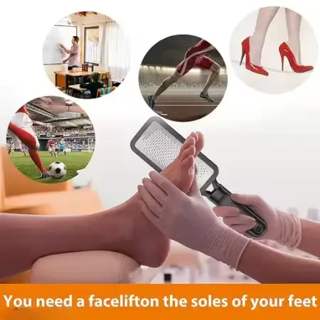 Foot Scrubber & Leg, Heel for Dead Skin - Very Sharp & Big (11*3 inch) ( default, Standard )