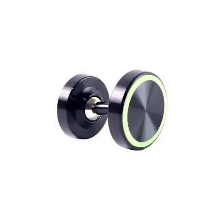 360 rotating magnetic phone holder stand dashboard & desk mount with strong grip and compact - Non-Slip Base, Compact Mini Size ( default, OS ).